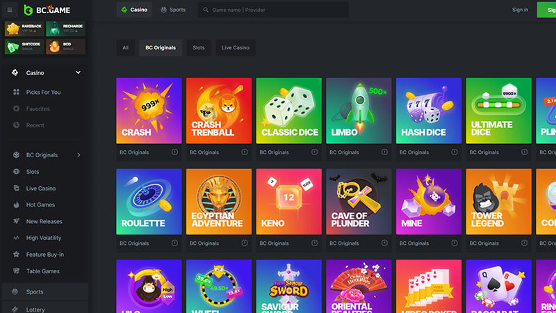 Explore the World of Online Gaming at BCGame.sk Casino